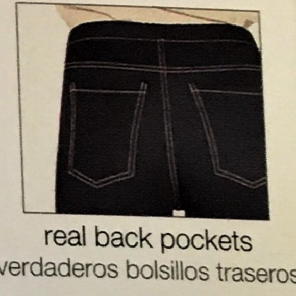 NO NONSENSE Women's White Denim Leggings NEW!! - Picture 4 of 8